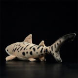 peluche requin tigre vue de derrière