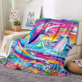 plaid dauphin multicolore