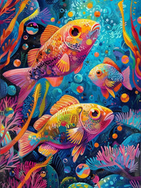 Poster de Poissons Tropicaux