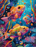 Poster de Poissons Tropicaux