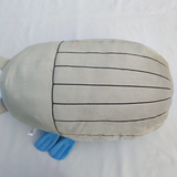 ventre du doudou plat baleine